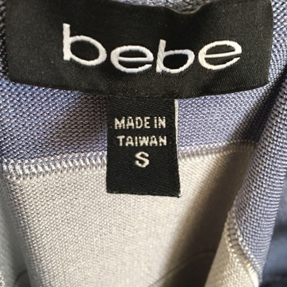 NWOT Bebe Blue Ombré Bodycon Dress - Picture 4 of 4